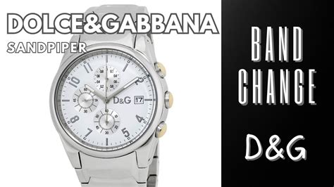 Reloj Dolce&Gabbana Sandpiper Correas Cuero y Acero 